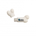 Custom pvc Usb Drives - Custom prnting PVC bone shaped custom usb drives LWU910